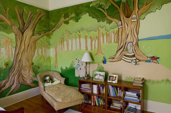 Idei de pictura pe perete pentru copii decorare camere 